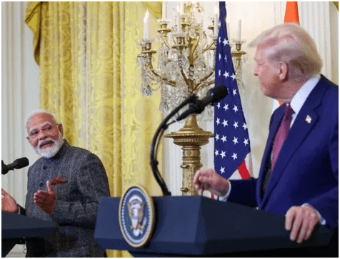 Modi-Trump Meeting Boosts Strategic Ties: Plans Unveiled for Defense Collaboration and $500 Billion Trade Goal.